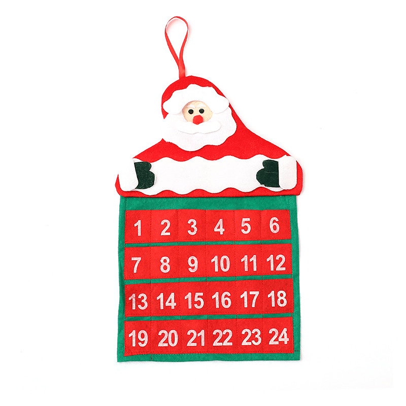 Felt Christmas Santa Advent Calendar