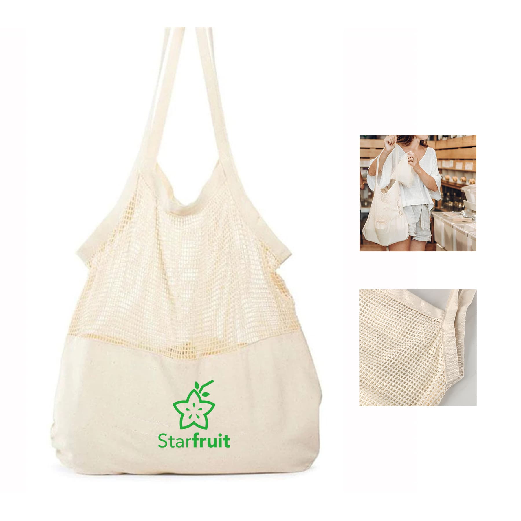Cotton Market Tote Bag