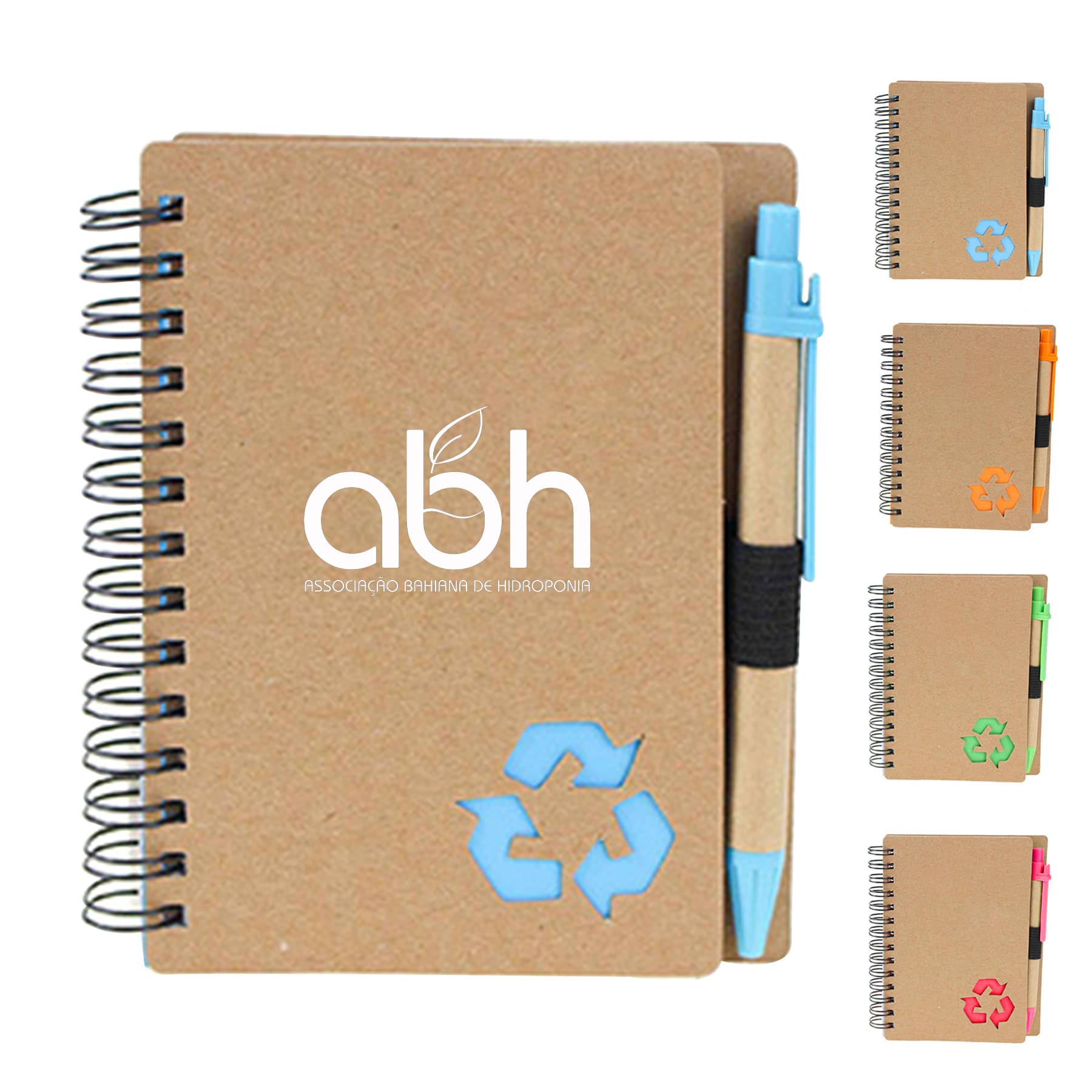 Kraft Cover Notebook With Pen