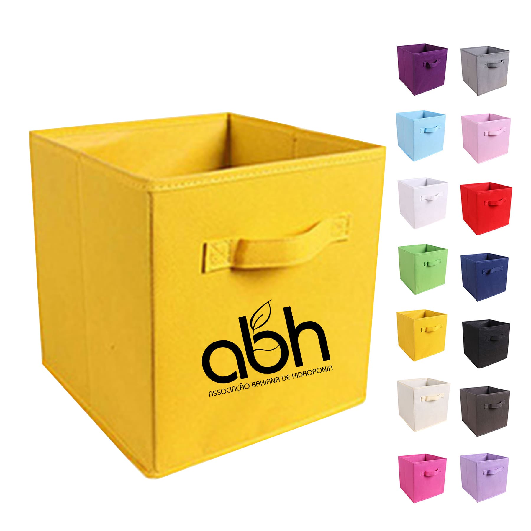 Folding Non-Woven Storage Box With Handle
