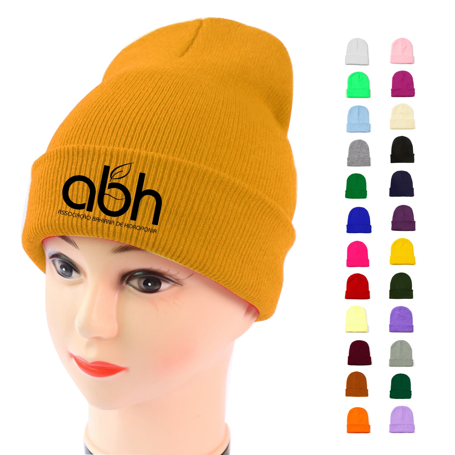 Acrylic Knit Hat Truck Stop Beanie