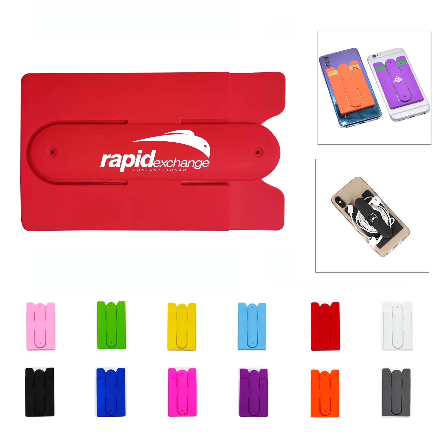 Silicone Phone Wallet Holder  