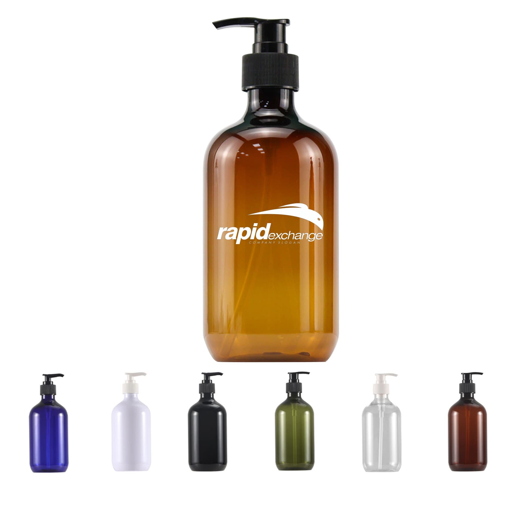 16 Oz. Shampoo Bottle With Pump