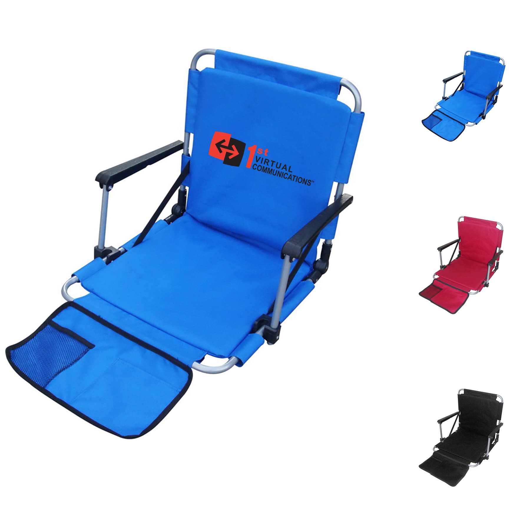 Outdoors Folding Stadium Chair W/Armrests