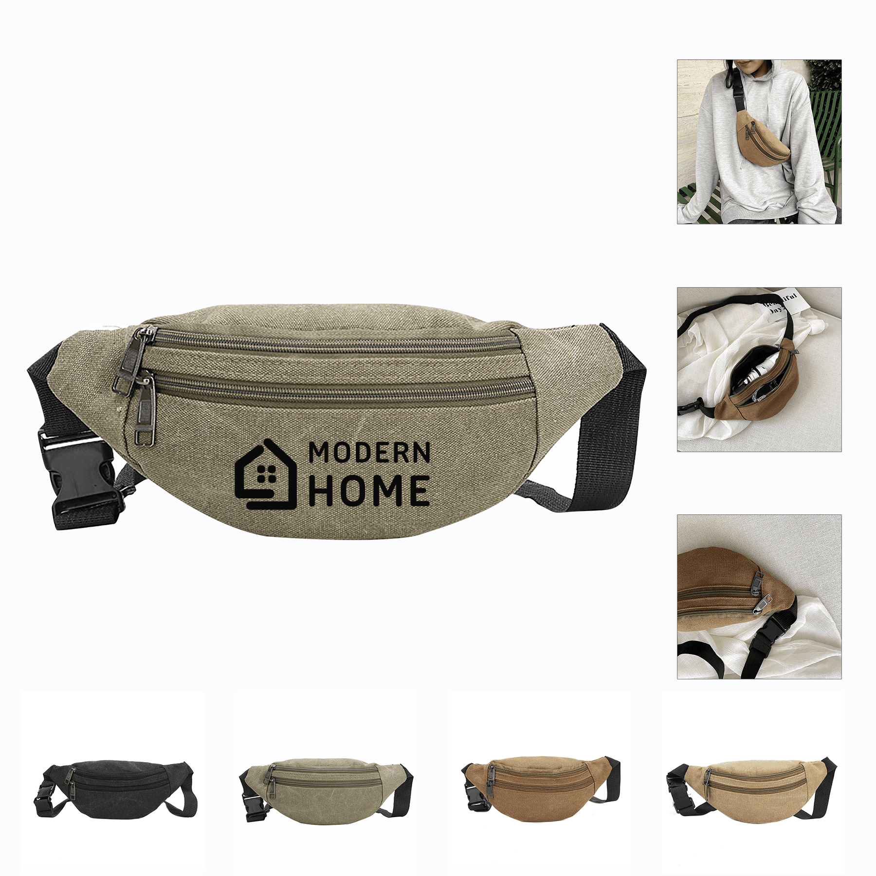 Canvas Fanny Pack