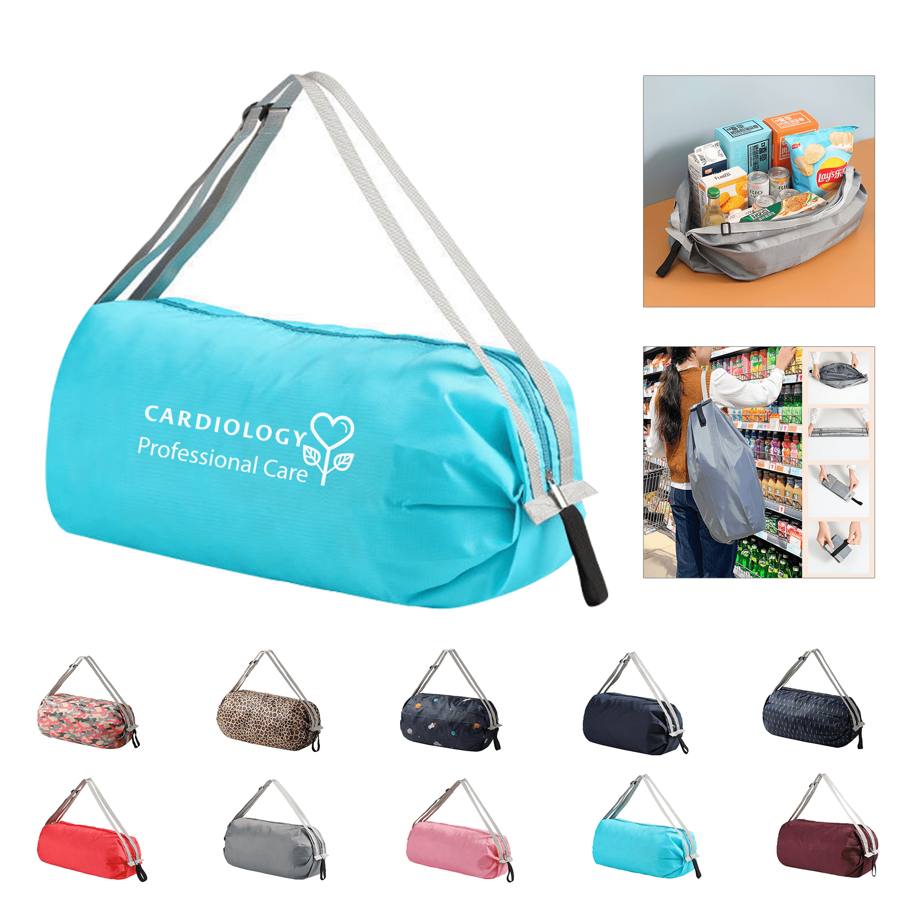 Portable Collapsible Tote Bag & backpack