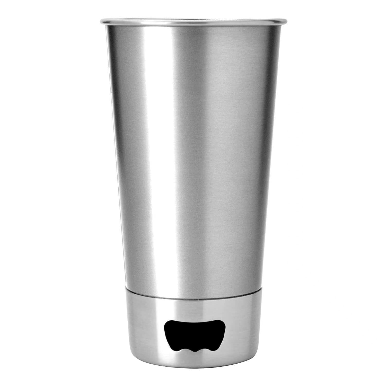 304 Stainless Steel Beer Mug with Opener
