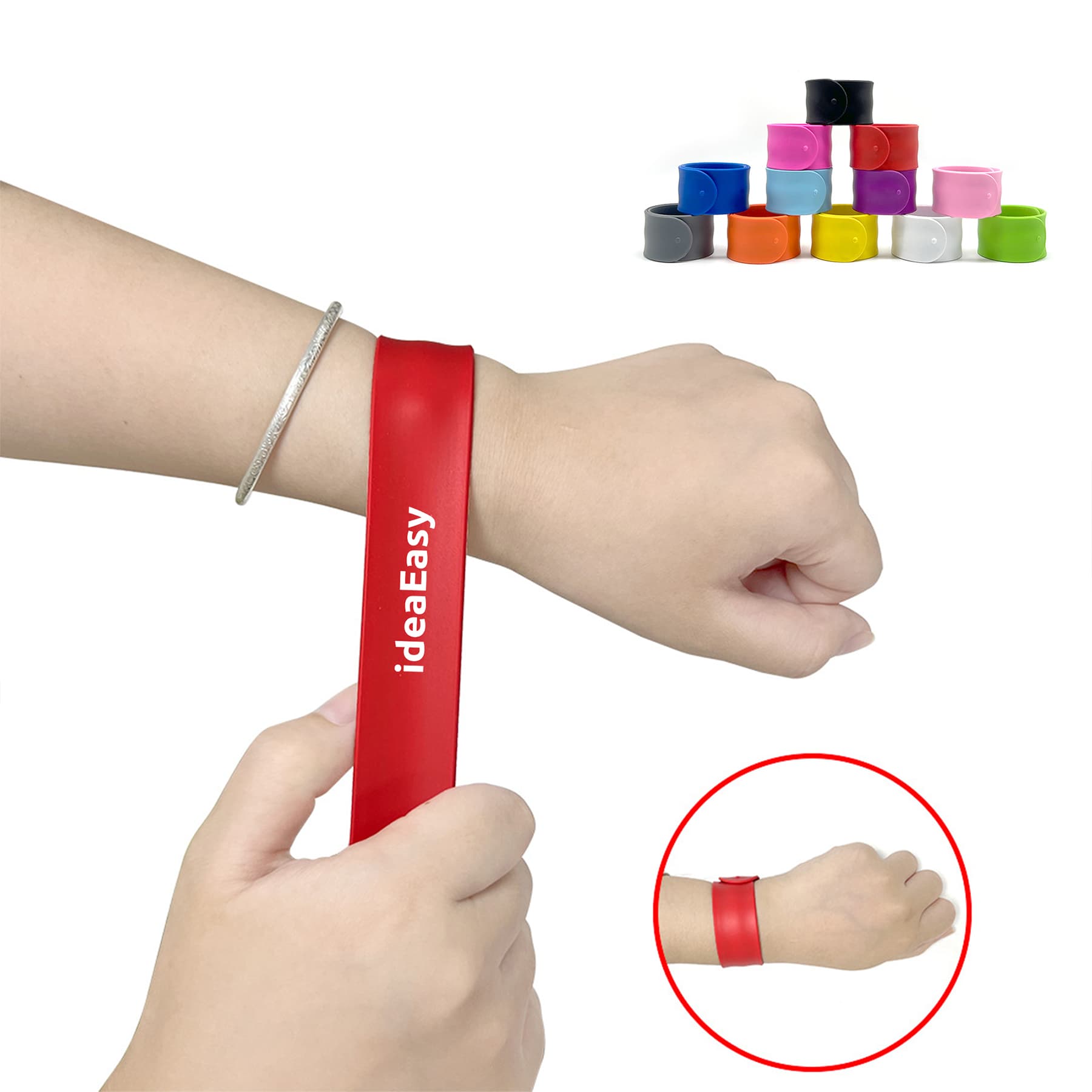 Environmental protection Silicone Slap  Band