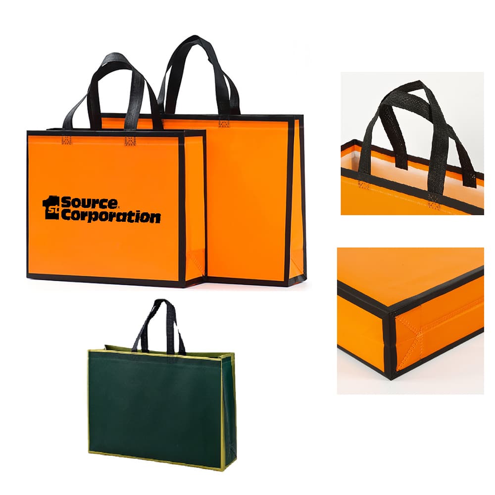 17.7" L x 4.7" W x 13 " H Non-Woven Market Tote Bag