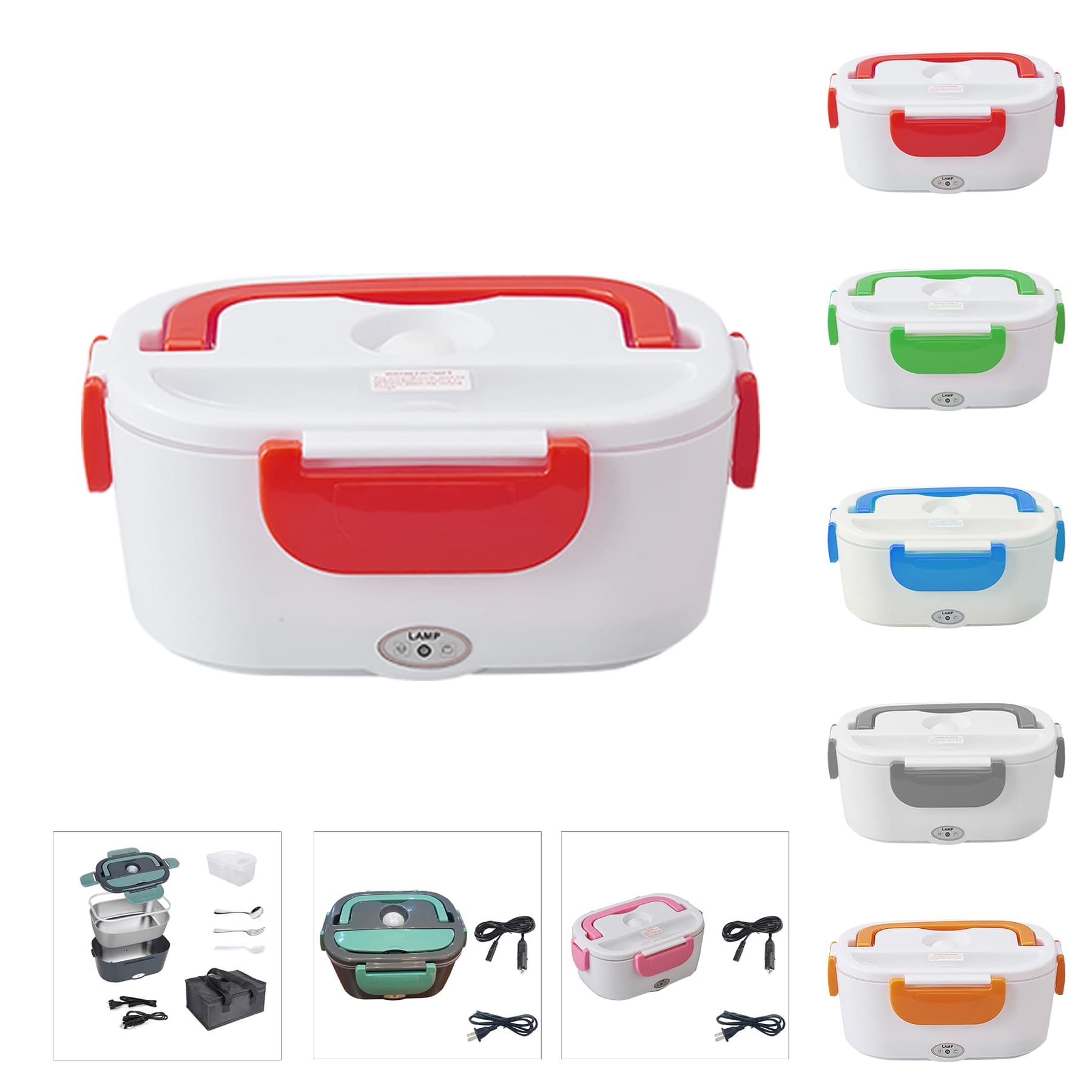 Portable Car Food Heating Lunch Box
