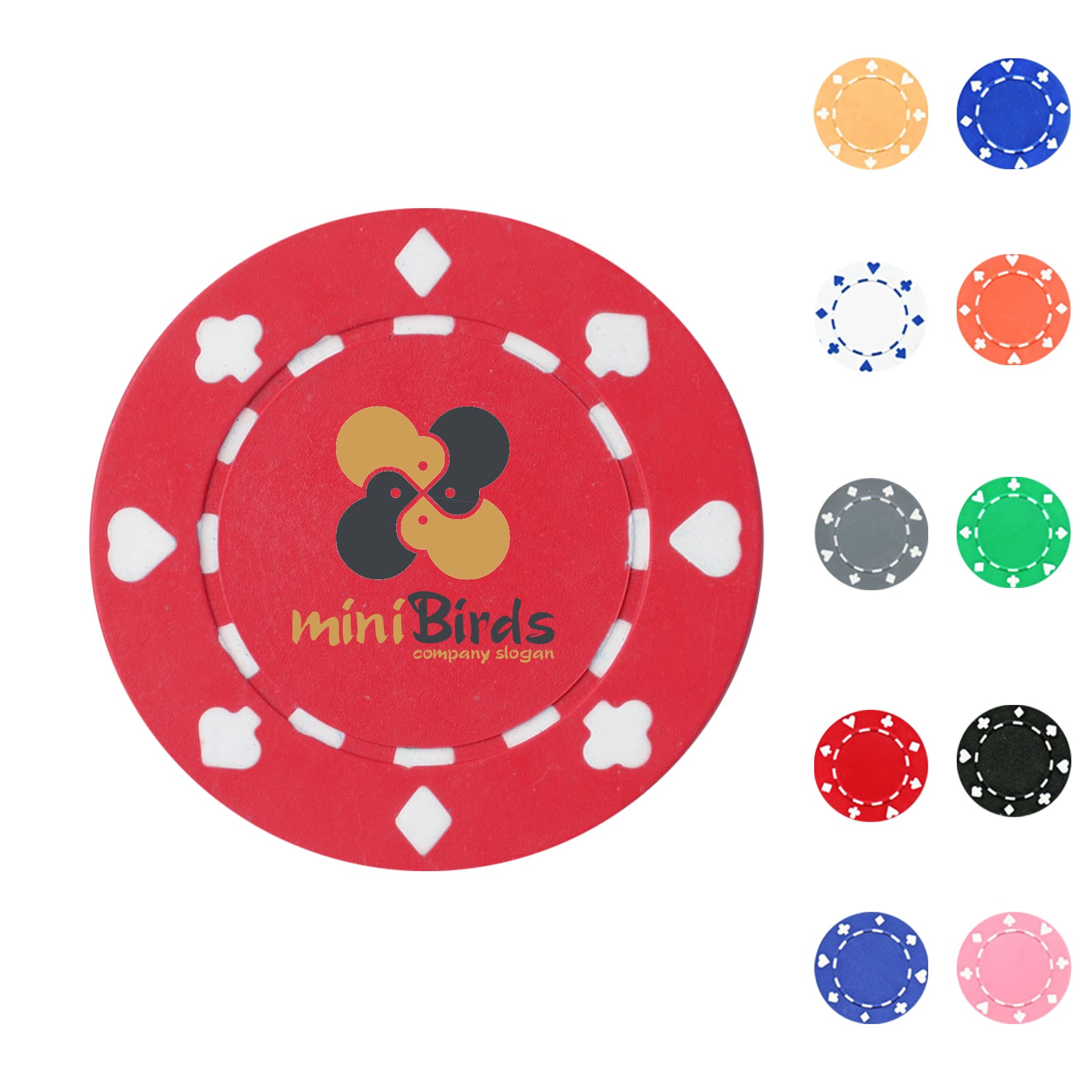 High Quality Suited Poker Chips 