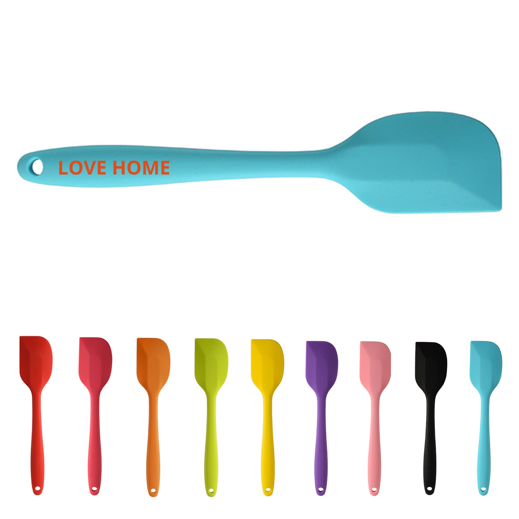 Silicone Cake Cream Butter Spatulas-8.3''L