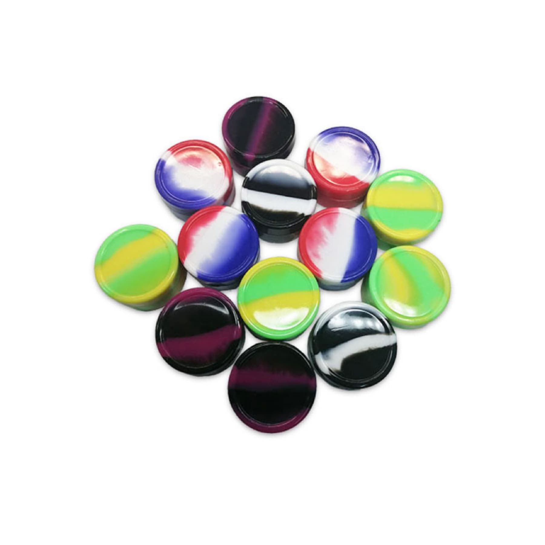 Non Stick Silicone Round  Wax Oil Dab Container