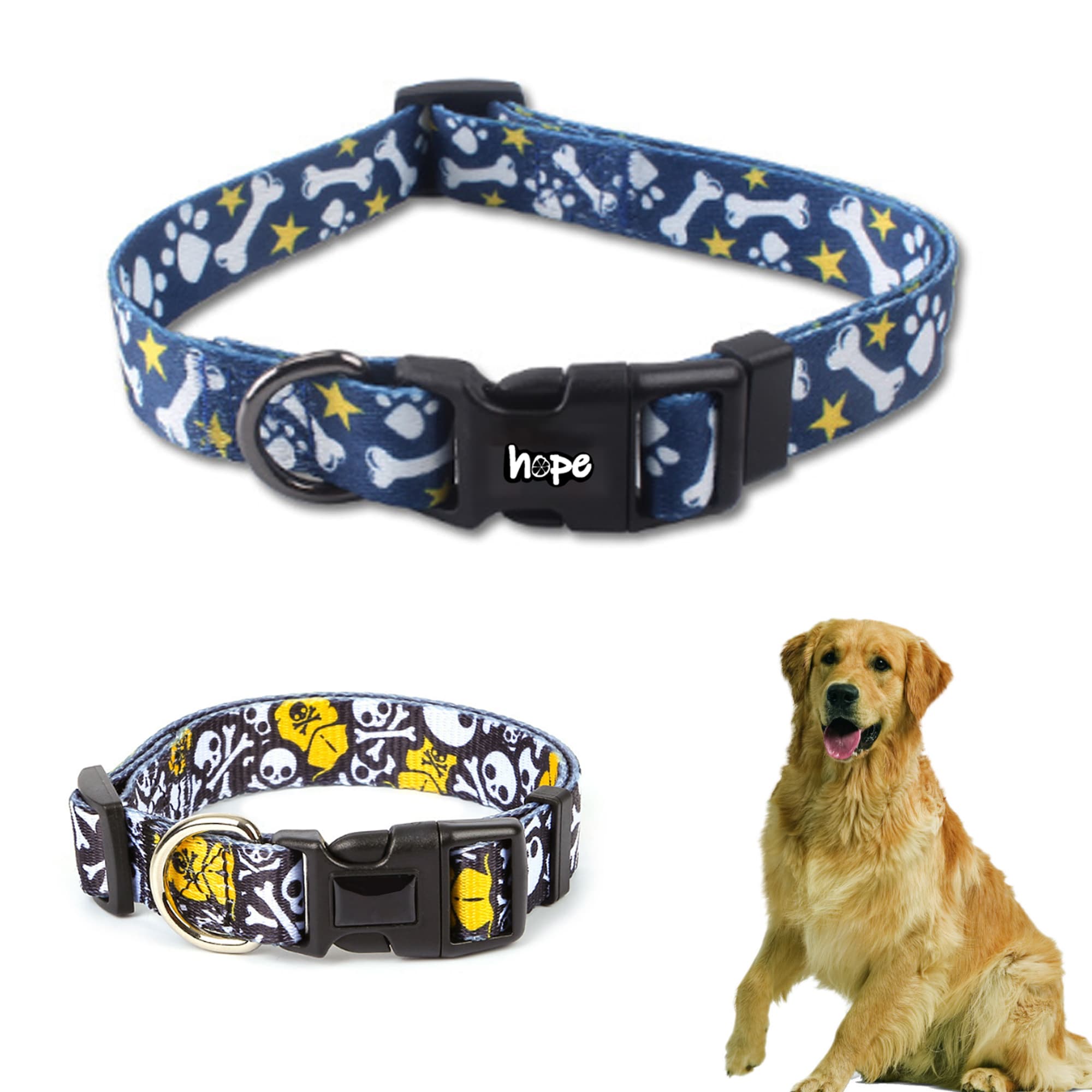 Dye Sublimated 1"W Pet Collar MOQ 100 pcs