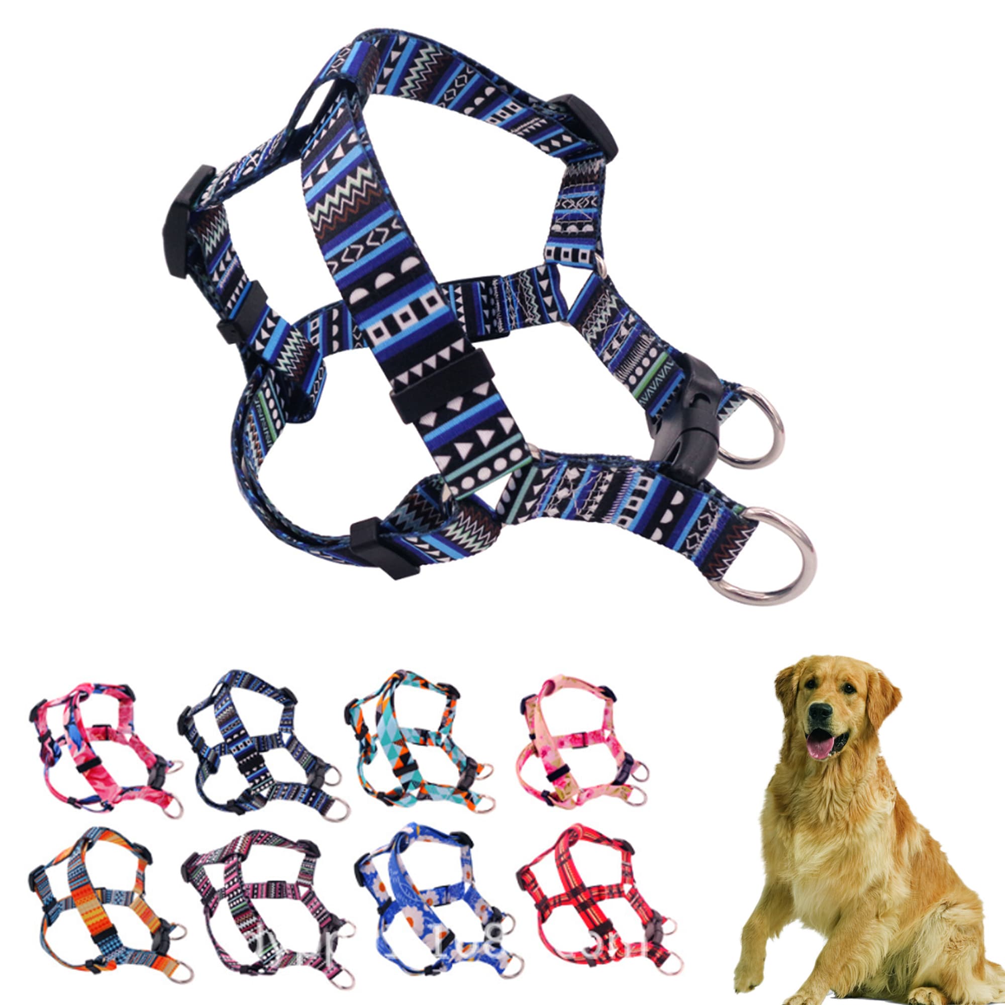 Dye Sublimated Pet Chest Strap MOQ 100 pcs