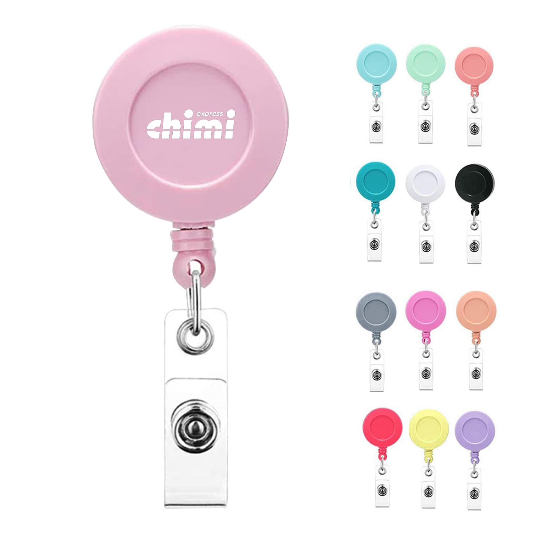 Plastic Round Badge Reel