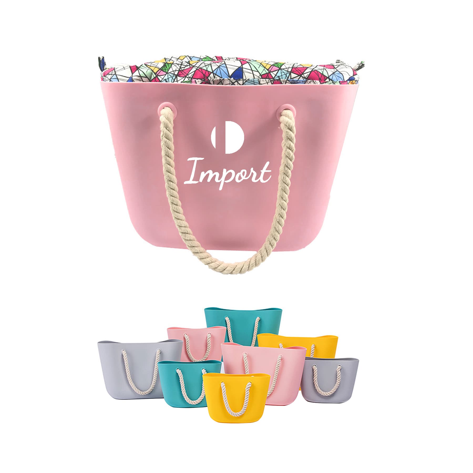 Waterproof Tote Silicone Handbag