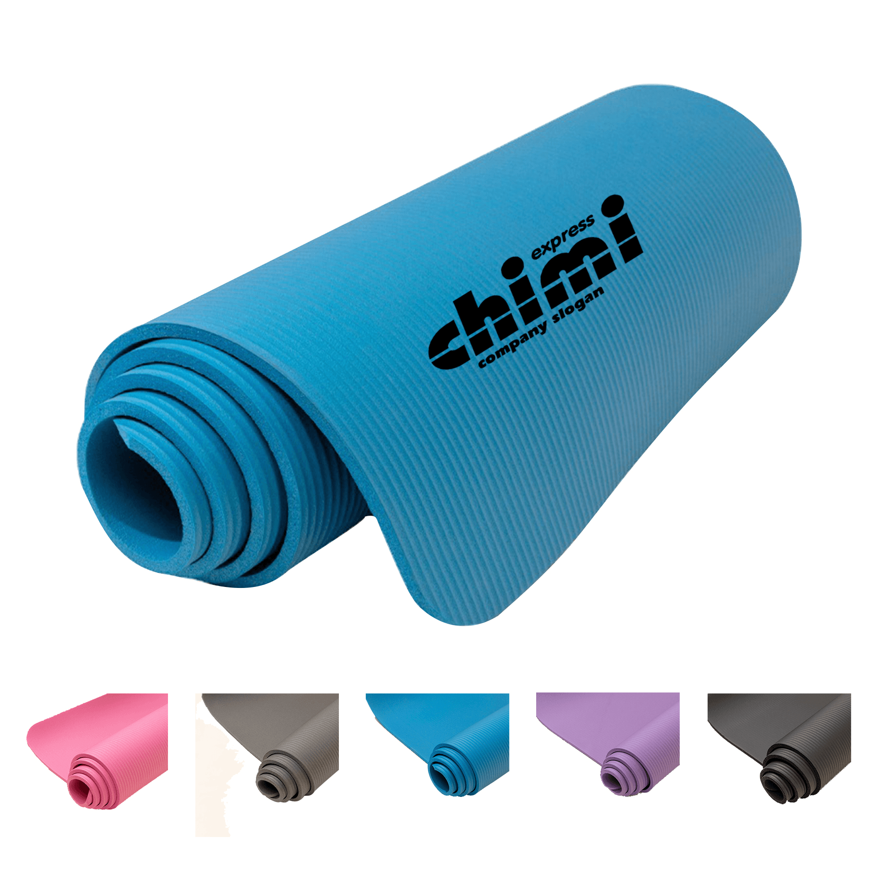 8mm Non Slip NBR Yoga Mat With Carrying Strap