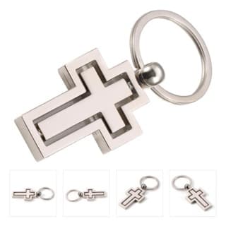 Christian Gifts Metal Cross Keychain