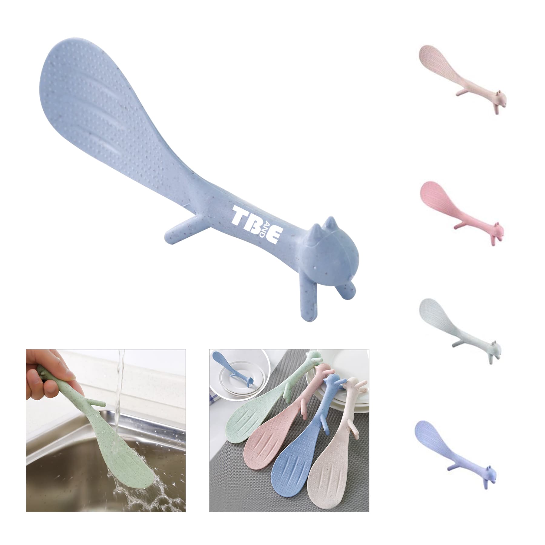 Wheat Straw Small Round Spoon