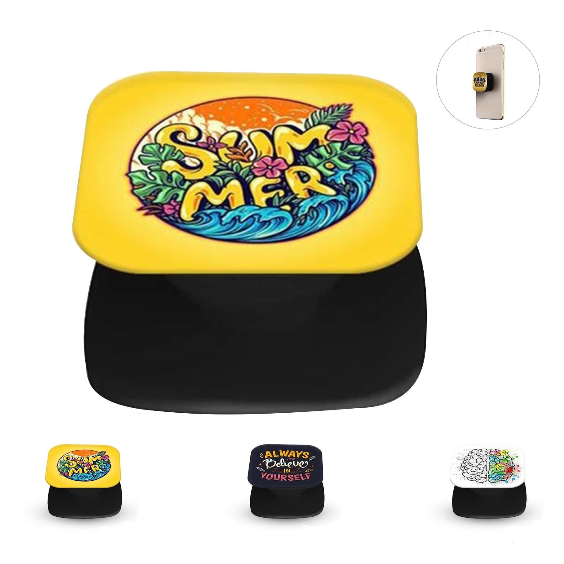 Square Finger Phone Grip Holder