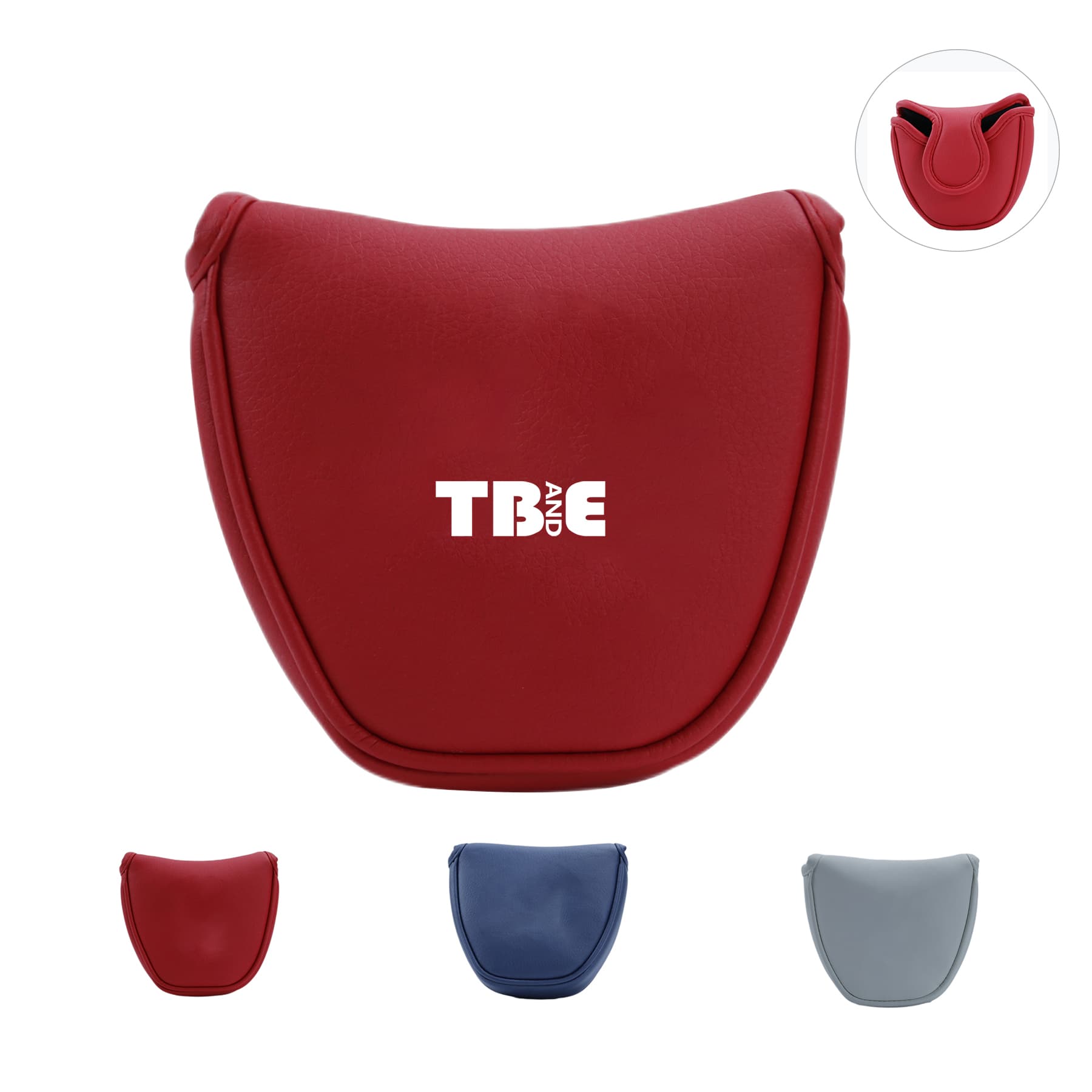 Leather Golf Blade Putter Head Cover