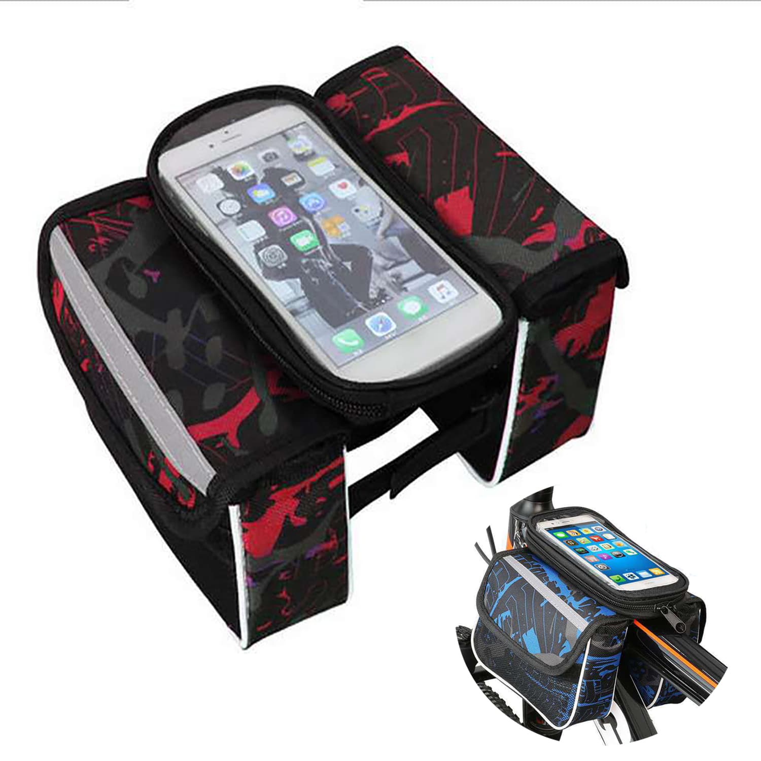 Waterproof Bicycle Twins Bag On Tube