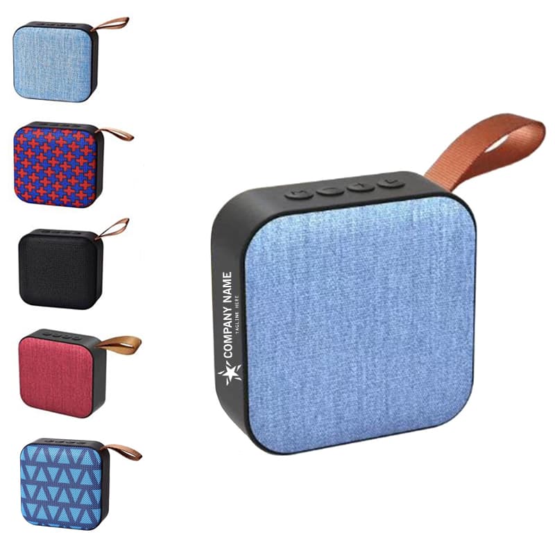 Fabric Portable Wireless Speaker With Carry Strap