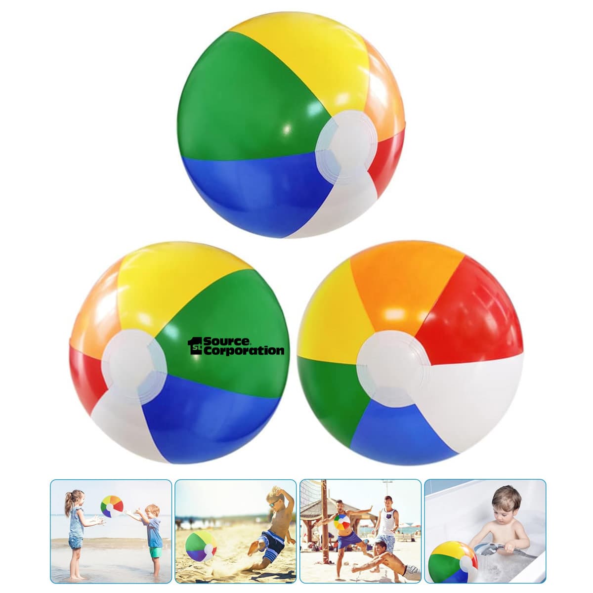 10" Dia Inflatable Beach Ball
