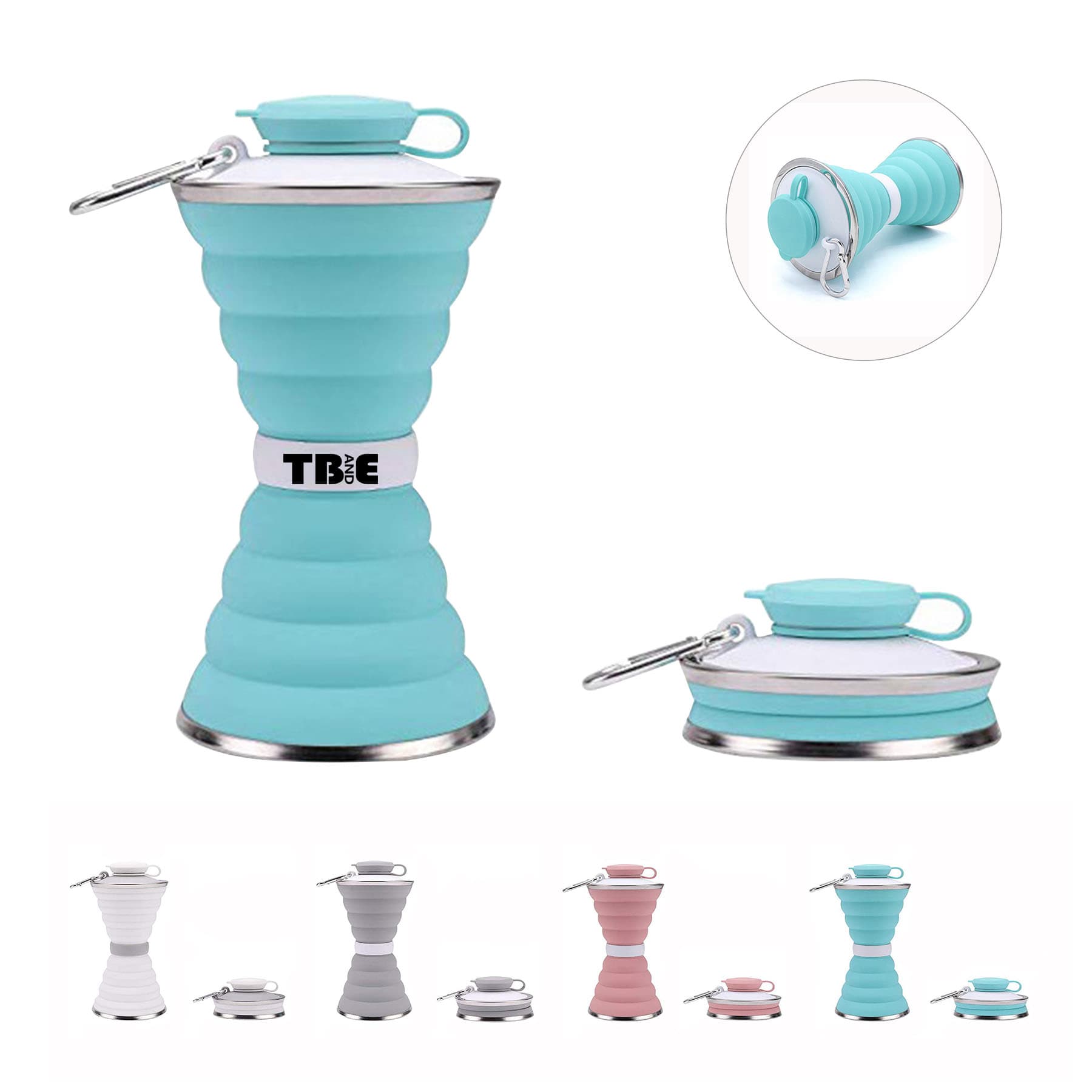 Outdoor Silicone Folding Water Bottle