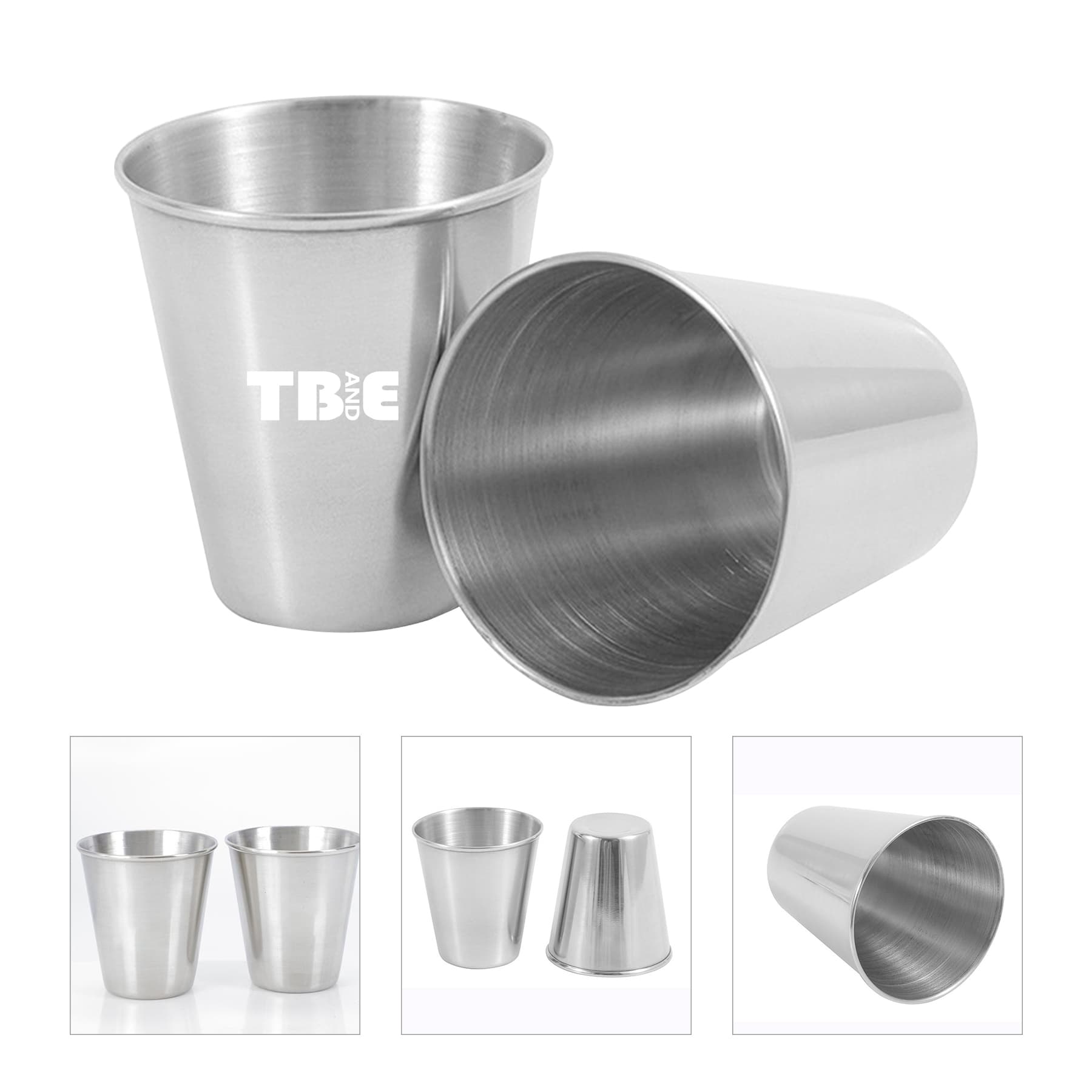 2.5 Oz. Metal Shot Glasses