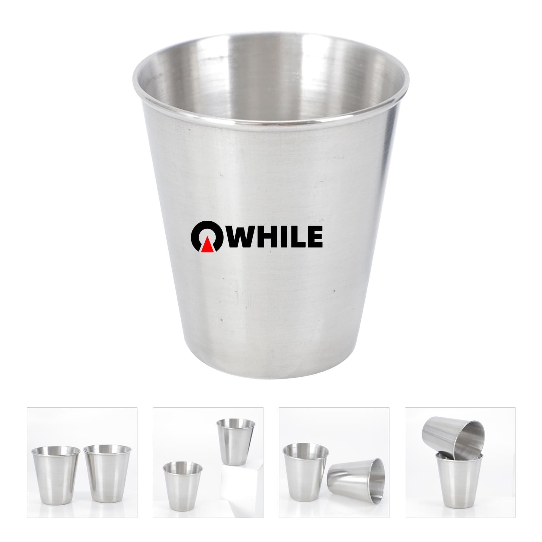 2 OZ Stainless Steel Shot Glasses