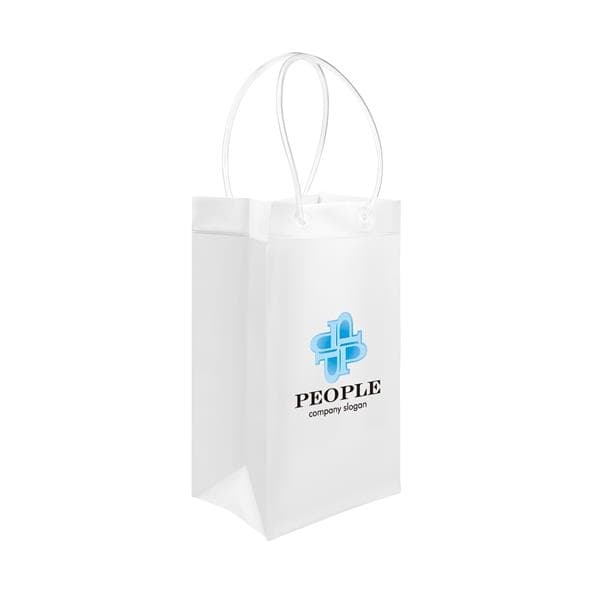 Solid Color PVC Wine Cooler Tote