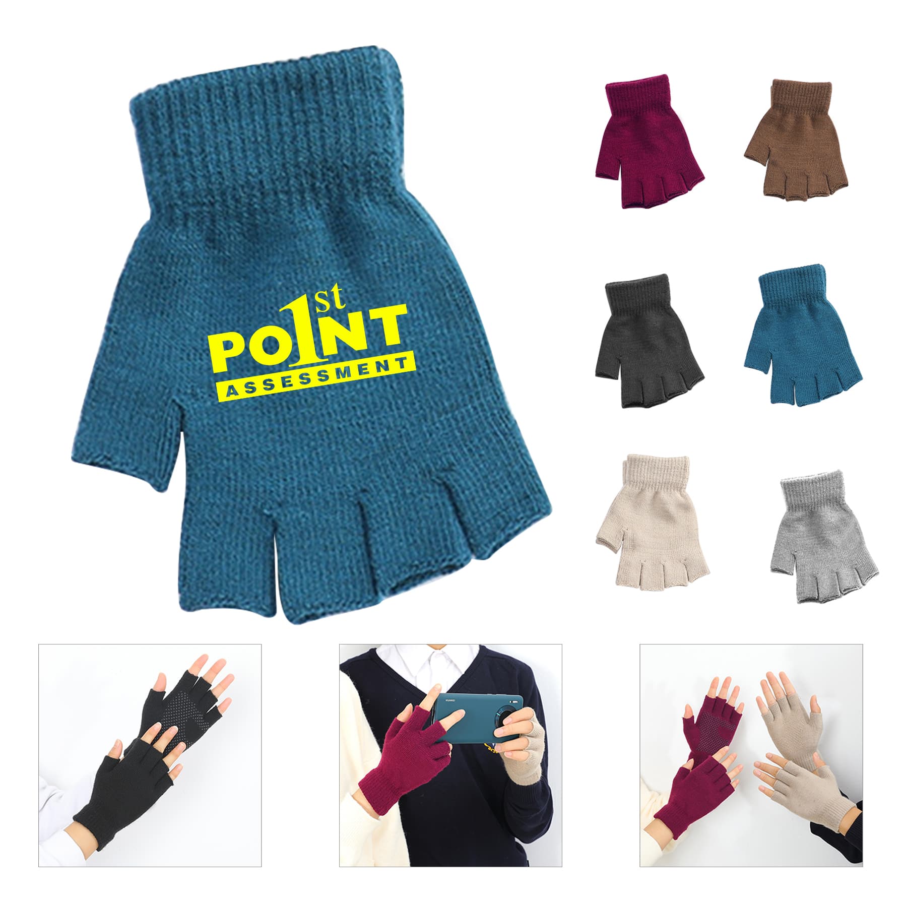 Fingerless Knitted Gloves