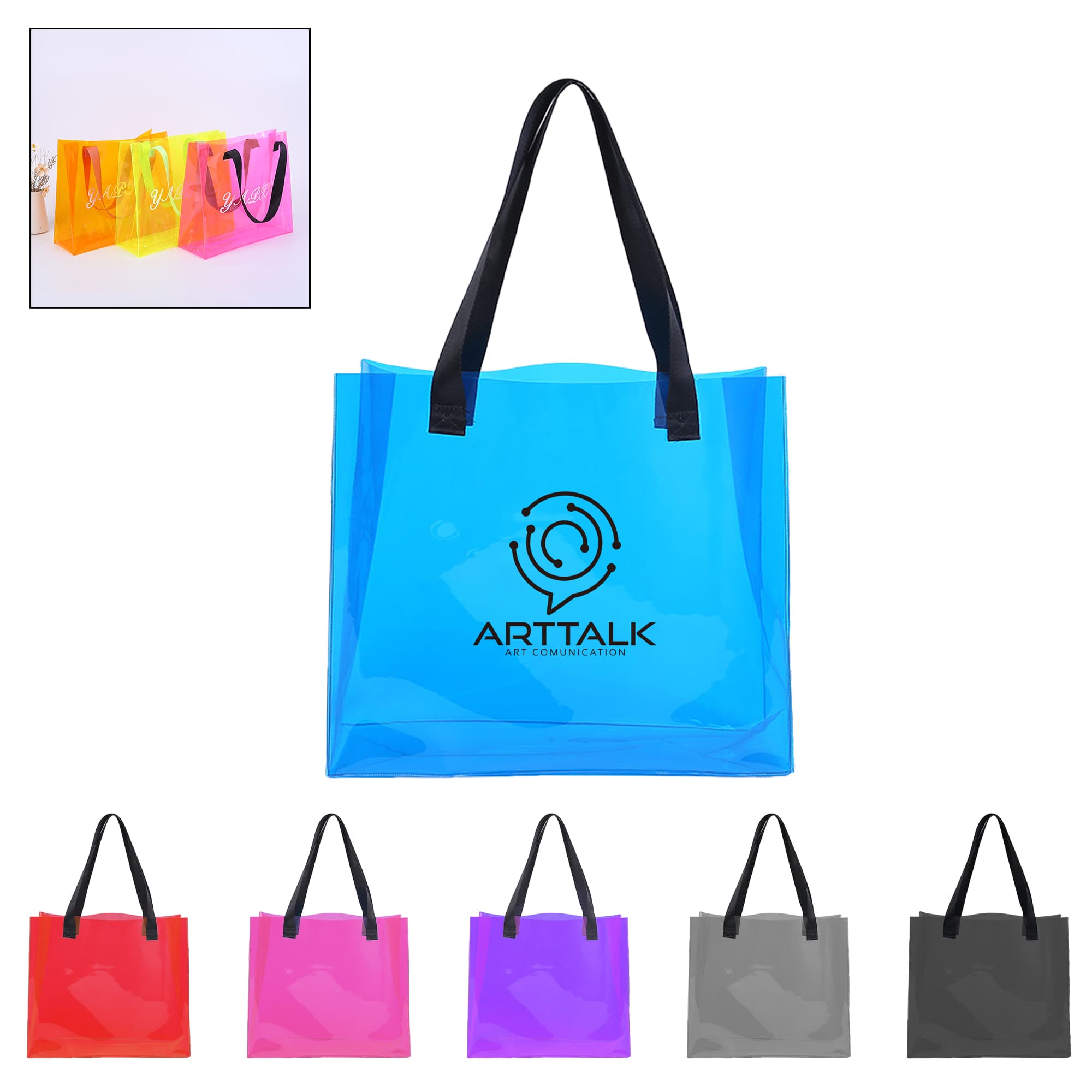 Translucent Waterproof Tote Bag