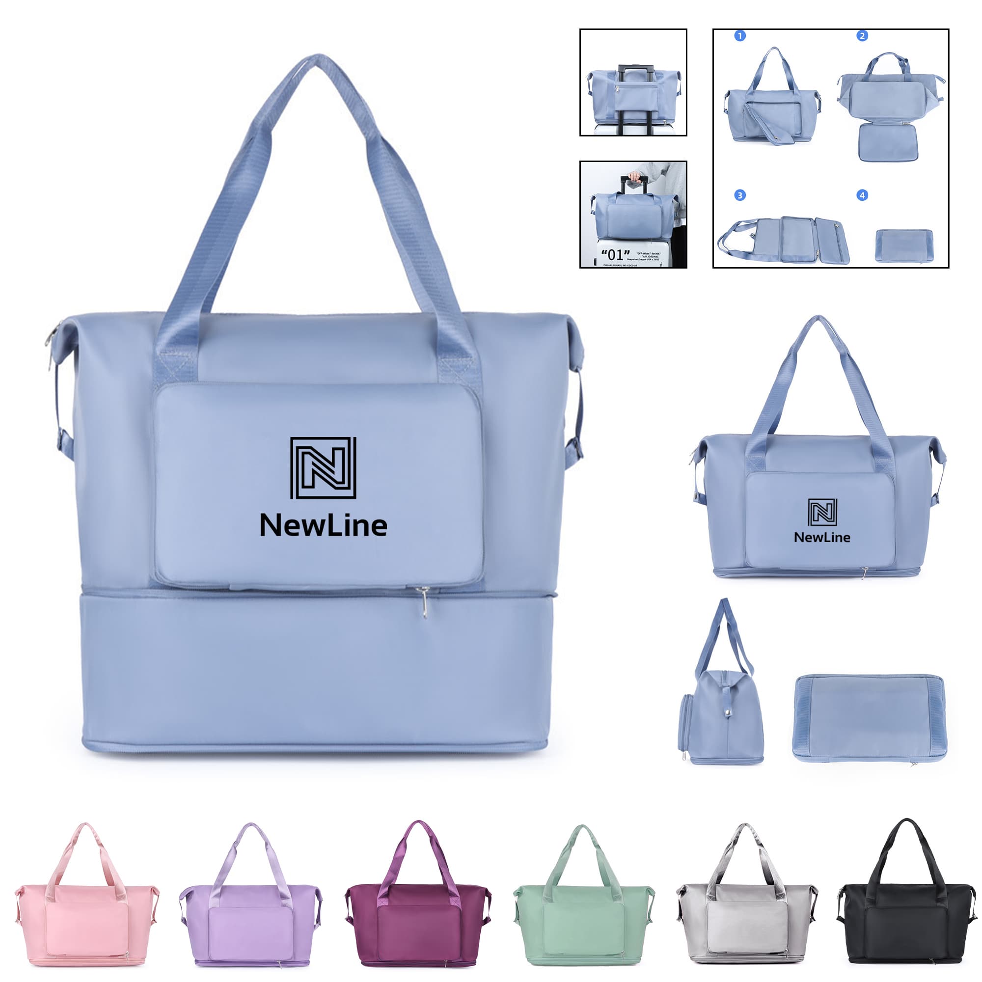 Foldable Extendable Large Capacity Duffel Bag