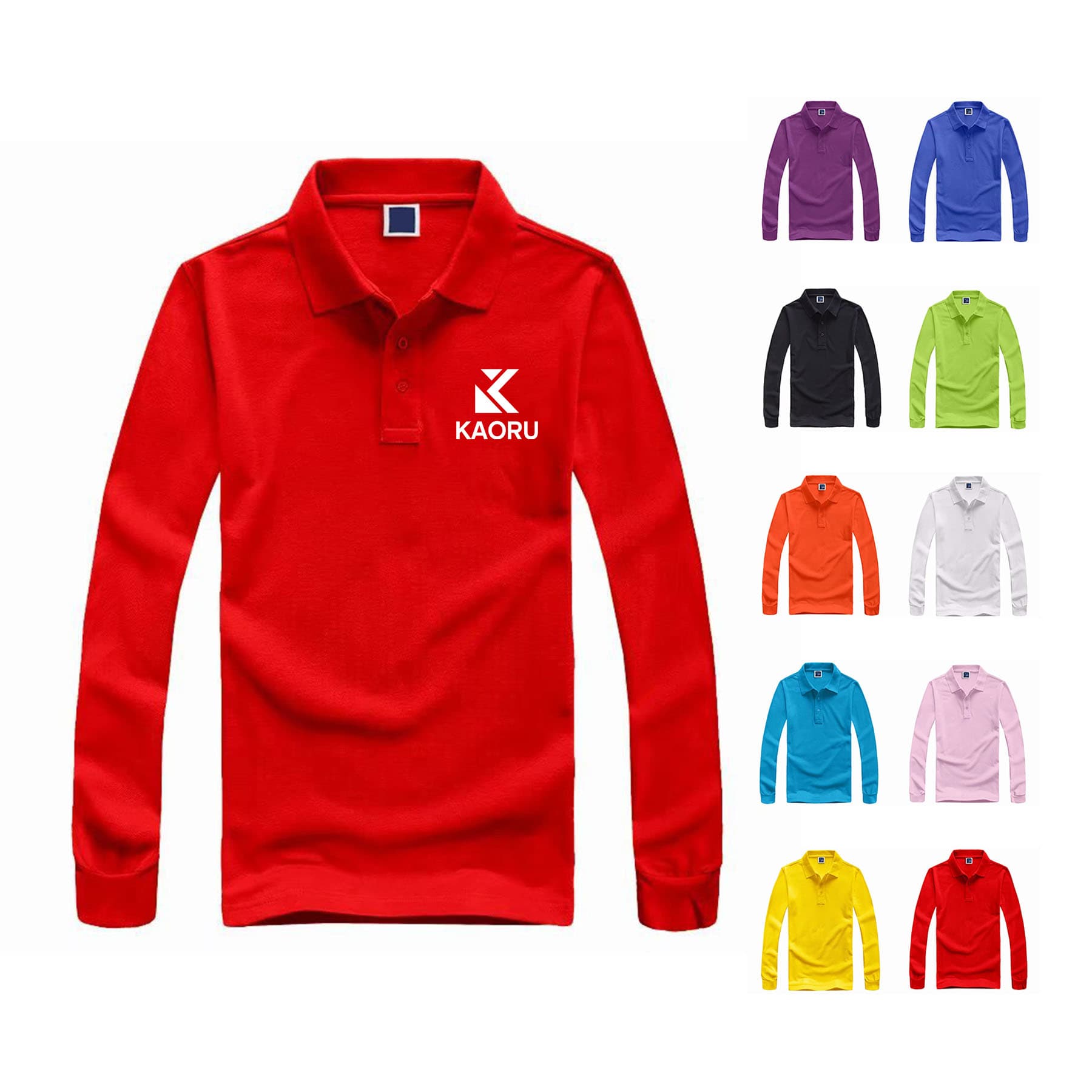 Men's Long Sleeve Polo