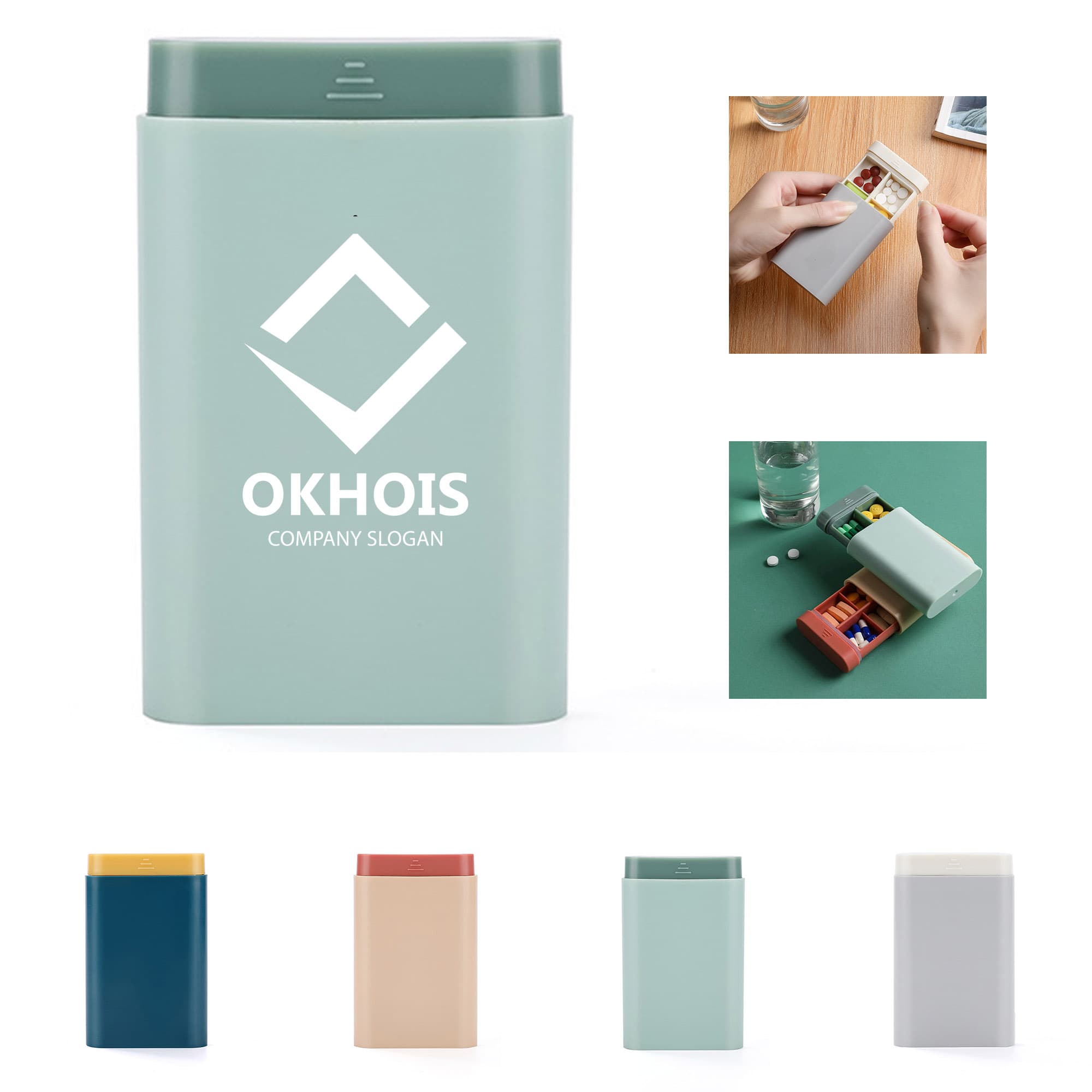 Double Row Weekly 7 Day Pill Box