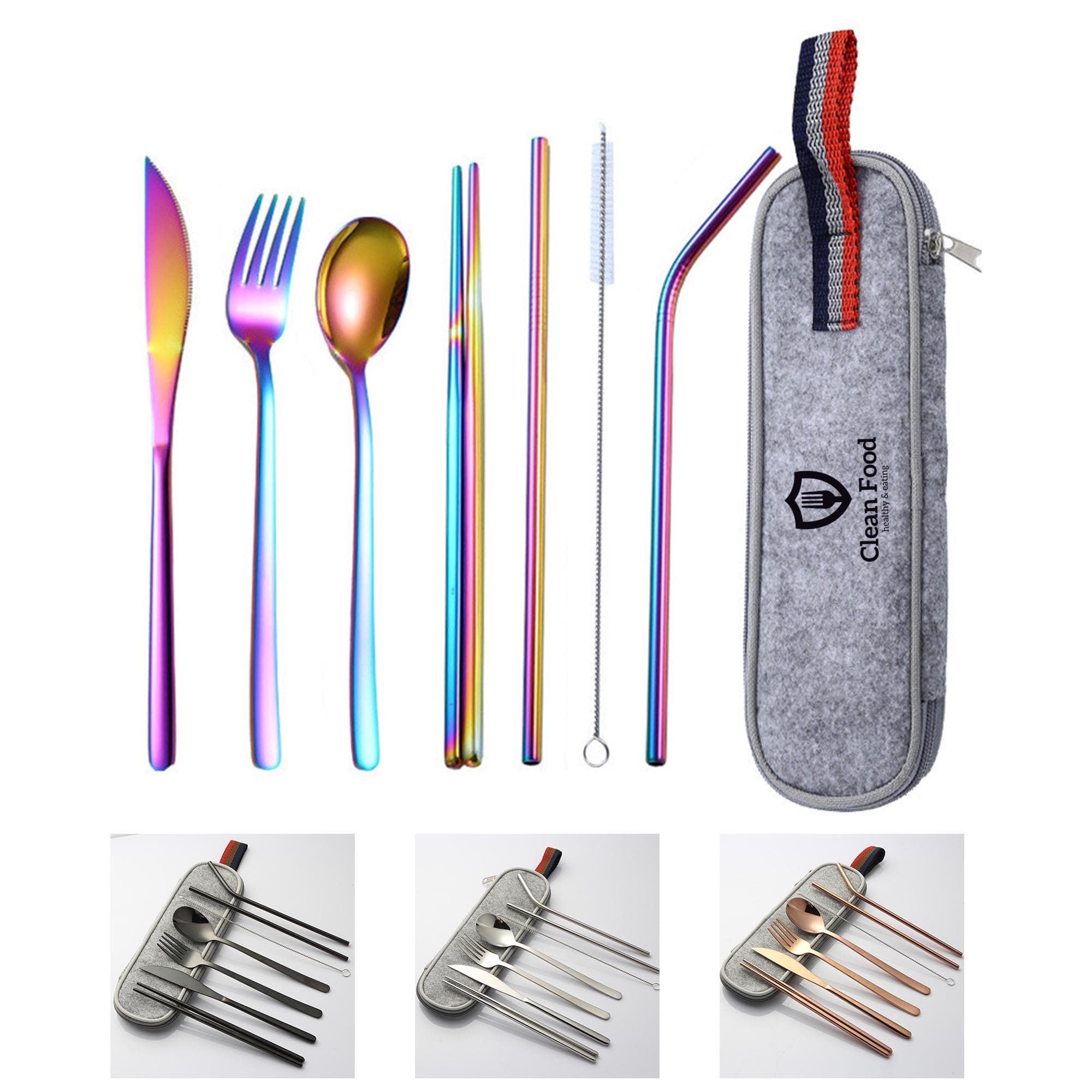 Portable Utensils Travel Cutlery Set