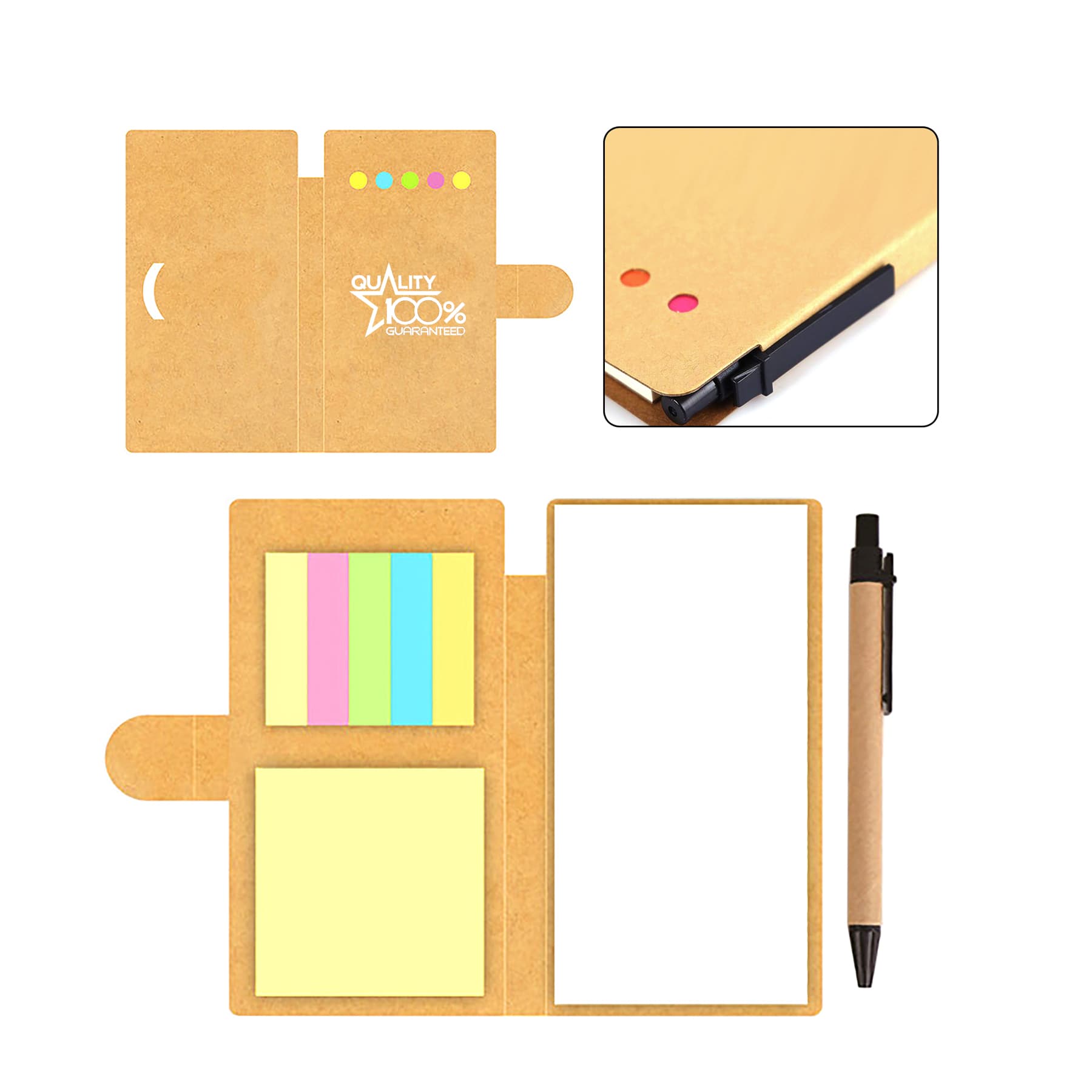 Sticky Notebook w/Pen