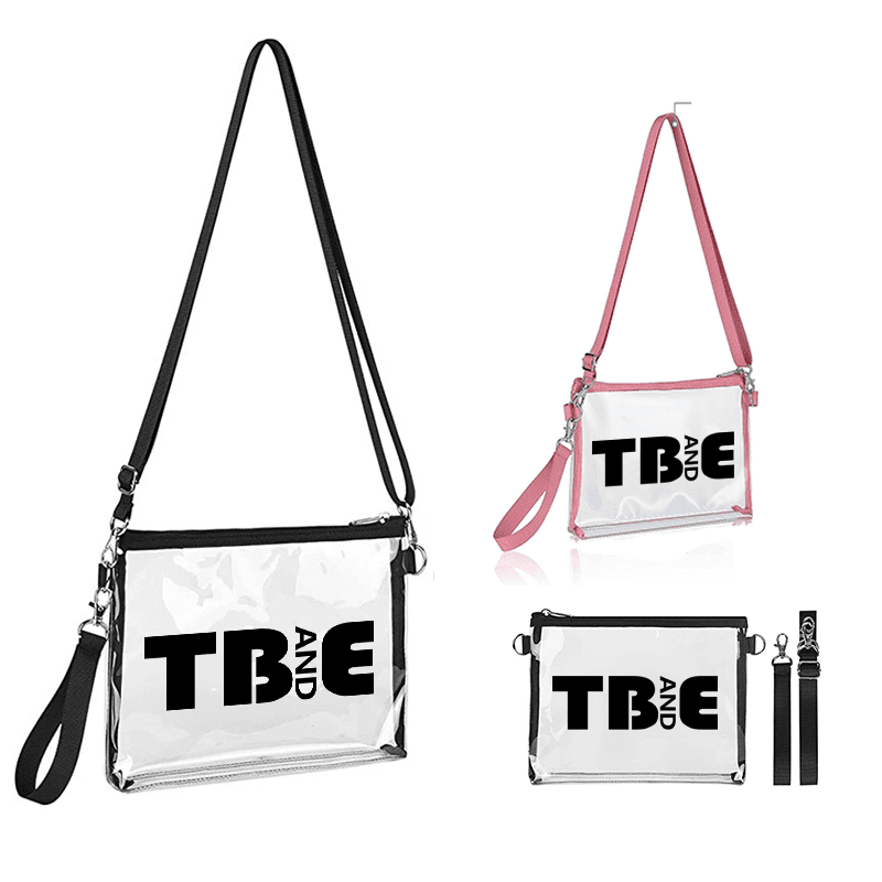 Clear Tote Crossbody Purse Bag 