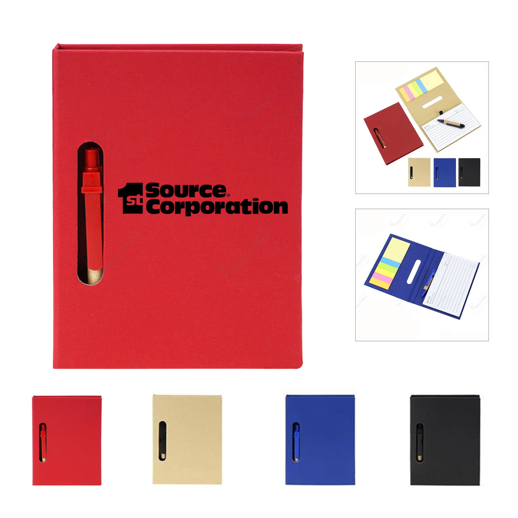 Sticky Notes Kit With Ballpoint Pen