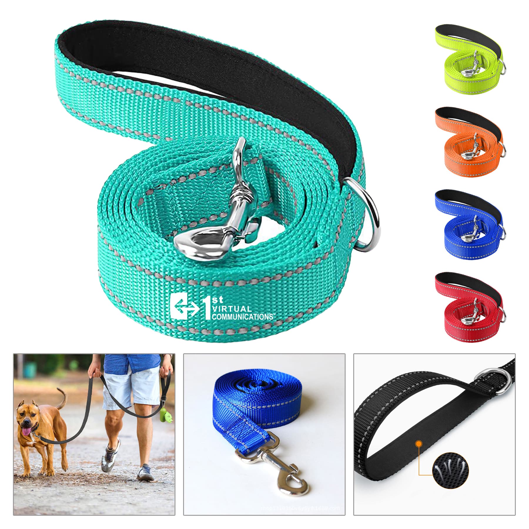 Reflective Dog Leash 6ft