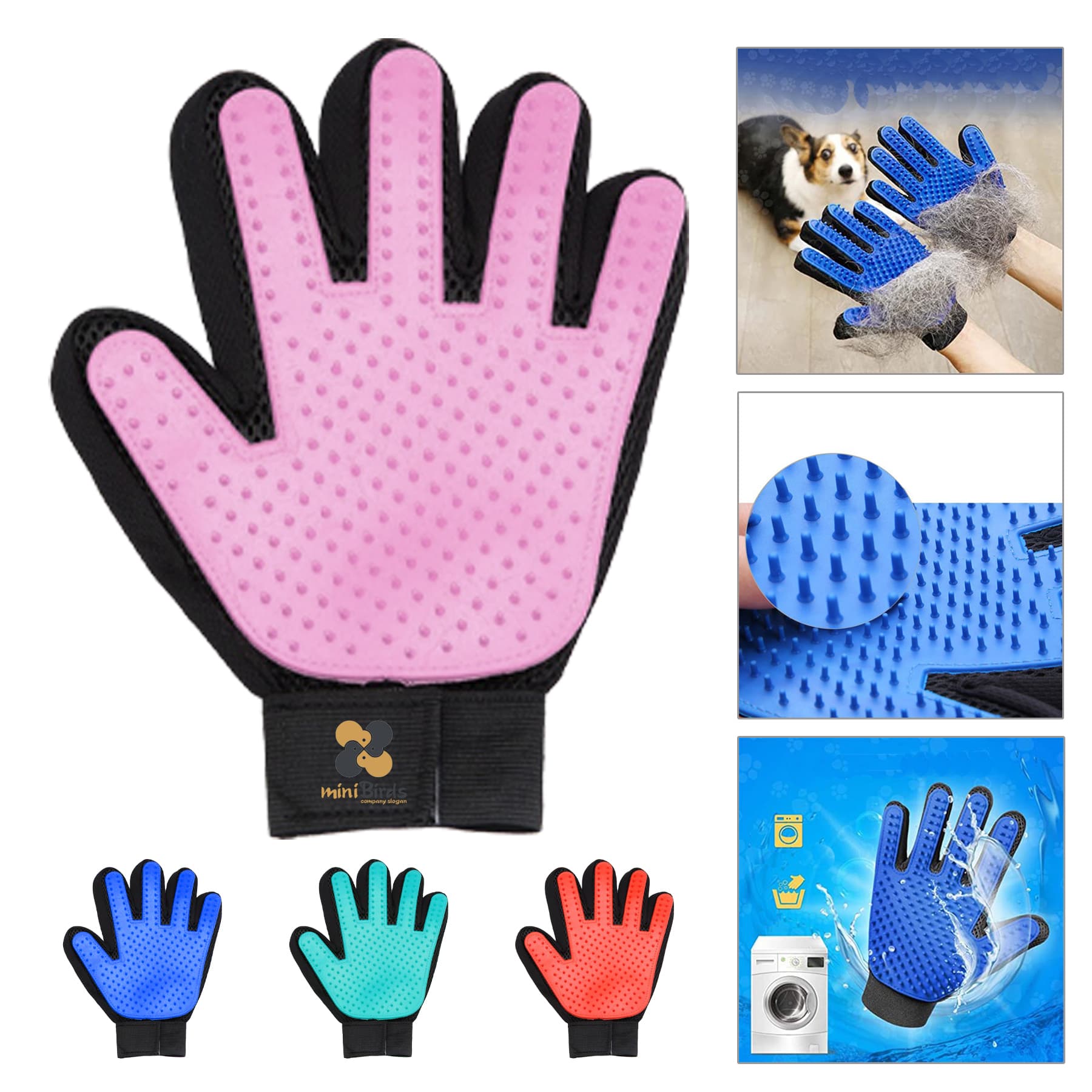 Hair Remover Pet Grooming Glove