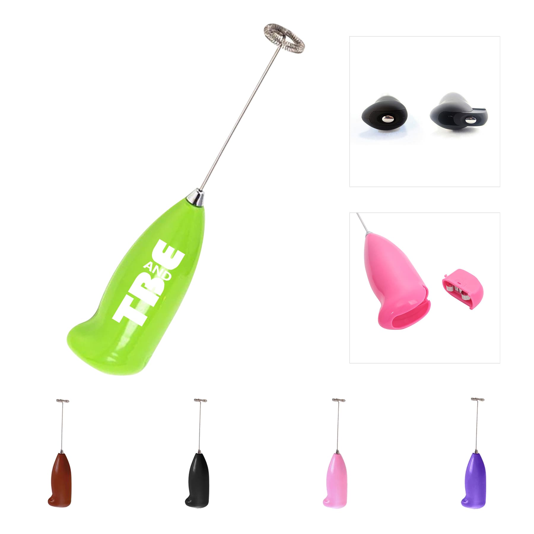 Milk Frother Handheld Whisk Drink Mixer