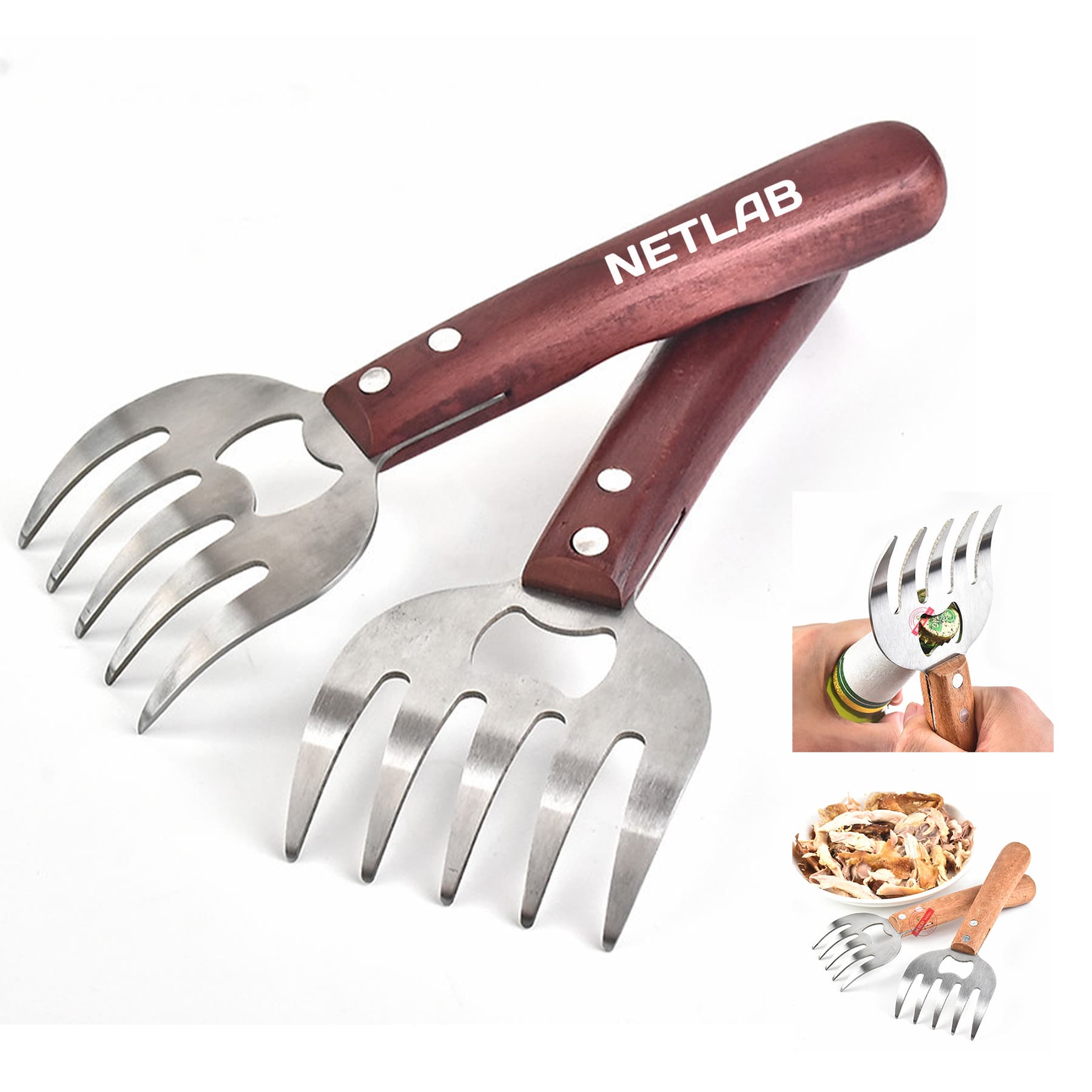  Multi-functional Meat Shredder Claws for BBQ