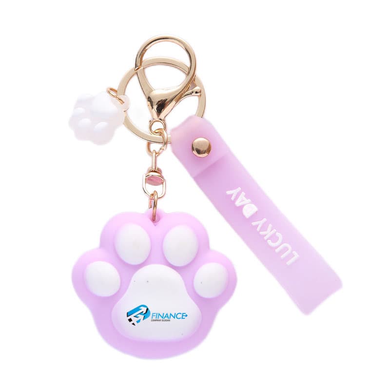 Mosquito-Repellent Cat Paw Keychain