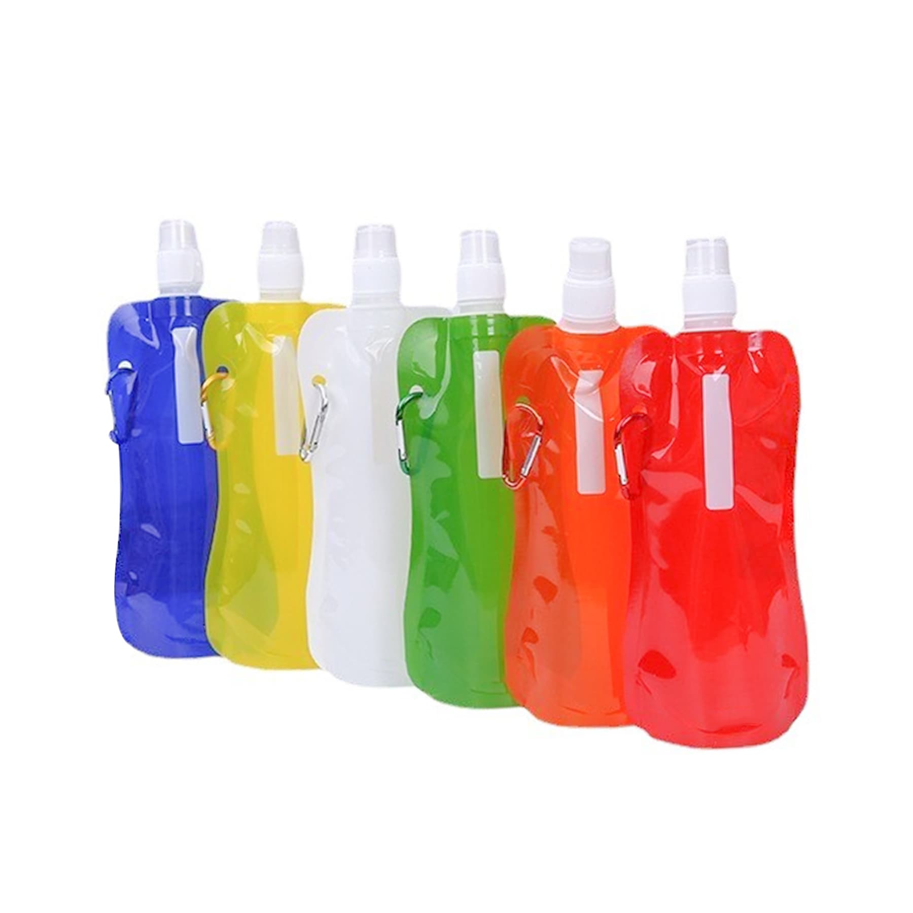 500ml PE Collapsible Water Bag Clip For Sports thumbnail 5
