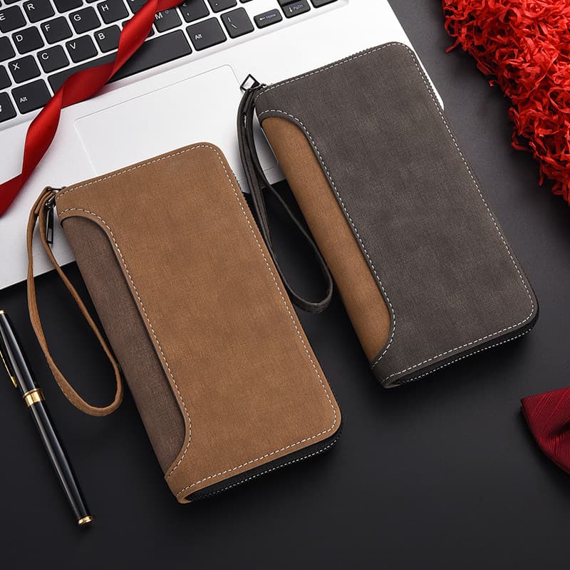 Multi-functional Anti-Aging Fashion Long Wallet With Zipper thumbnail 2