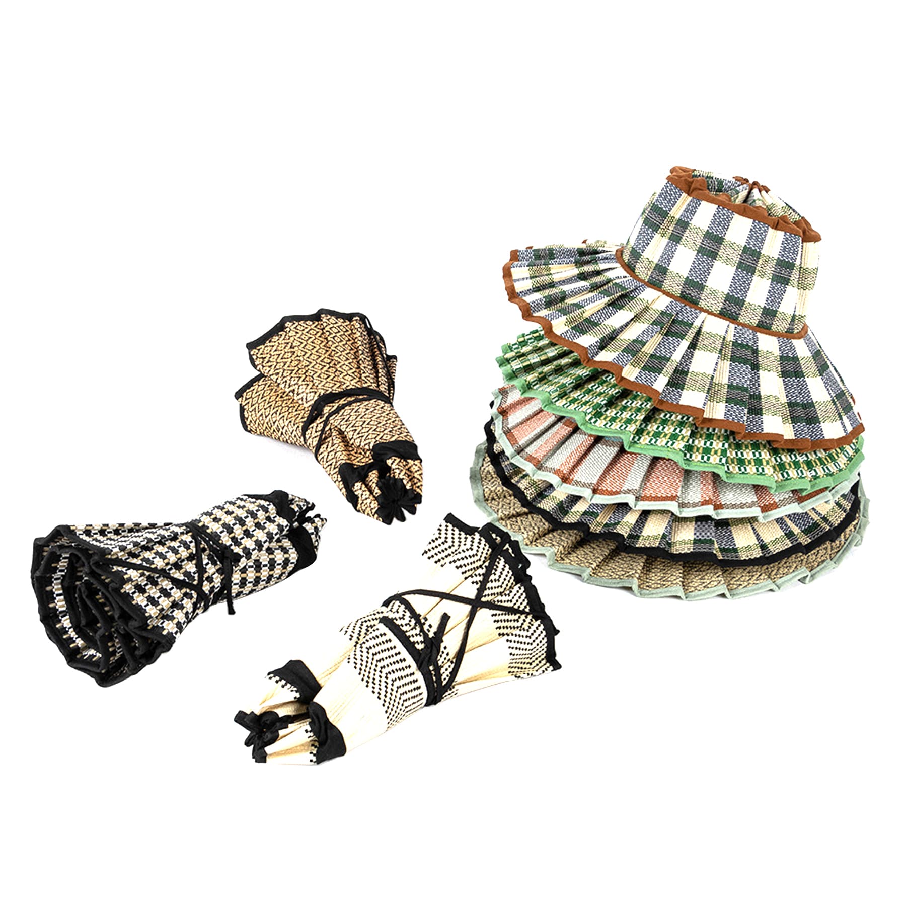 New Pleated Staw Hat thumbnail 12